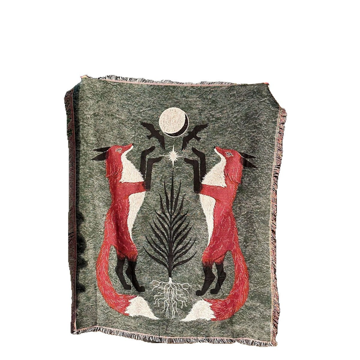 Artistic Wildlife Throw Blanket — product view 5