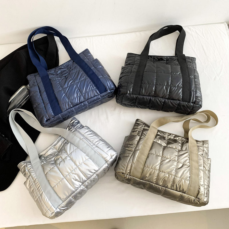 Practical and Stylish Tote Bag with Padded Design LoungeYard — product view 4