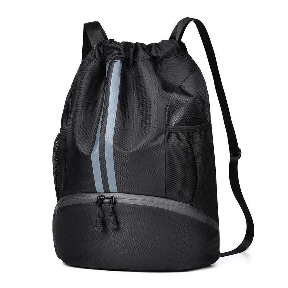 Sports Mesh Drawstring Backpack LoungeYard — product view 4