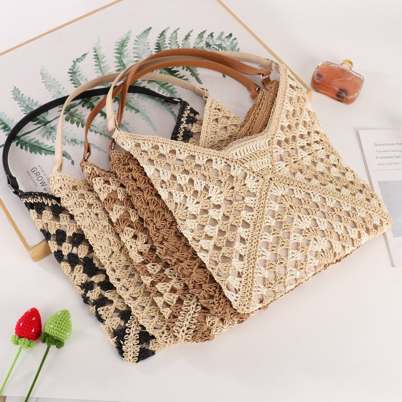 Handcrafted Macrame Shoulder Bag LoungeYard — product view 2