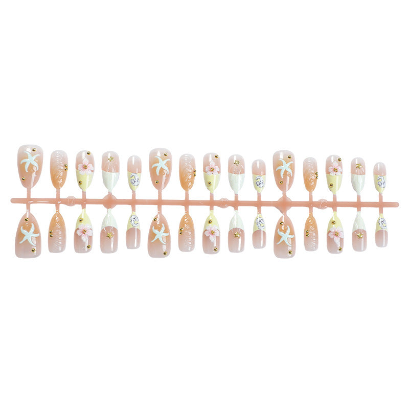Coastal-Inspired Decorative Press-On Nails — product view 5