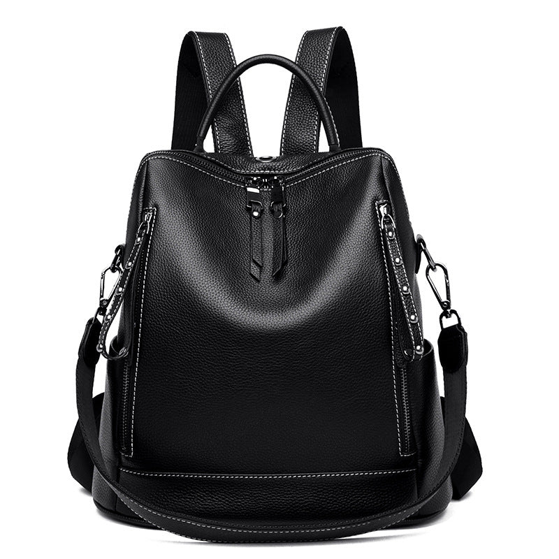 Premium Leather Backpack LoungeYard — product view 5