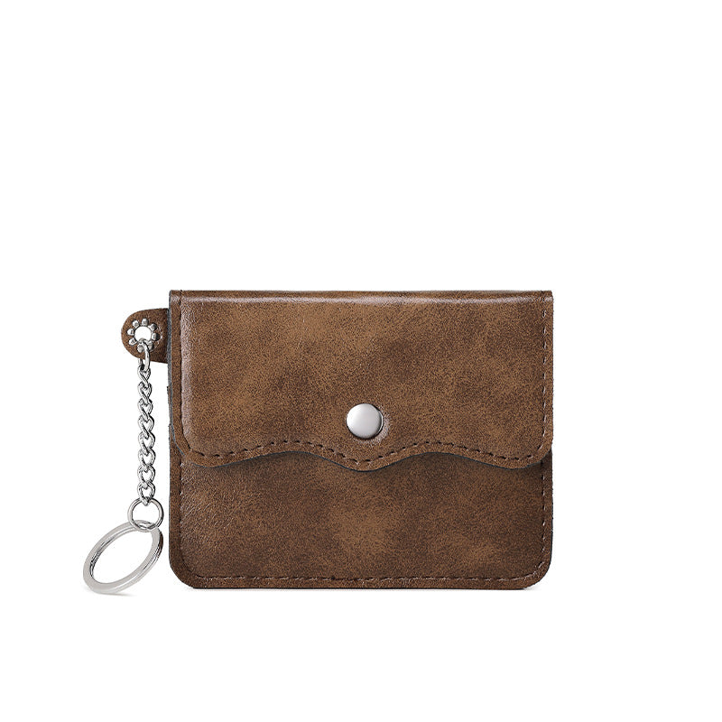 Compact Leather Coin Wallet — product view 3