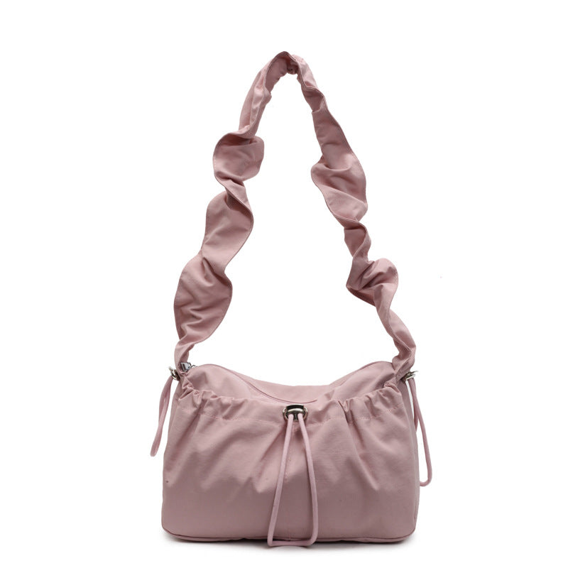 Ruffled Strap Handheld Tote Bag — product view 1