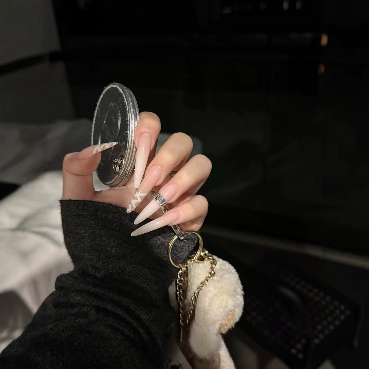 Long Stiletto Press-On Nail Extensions — product view 1