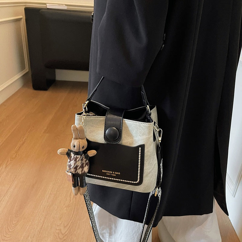 Chic Structured Mini Bucket Bag LoungeYard — product view 2