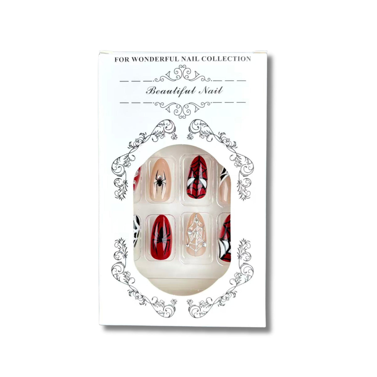 Artistic Spider-Themed Press-On Nail Kit — product view 4