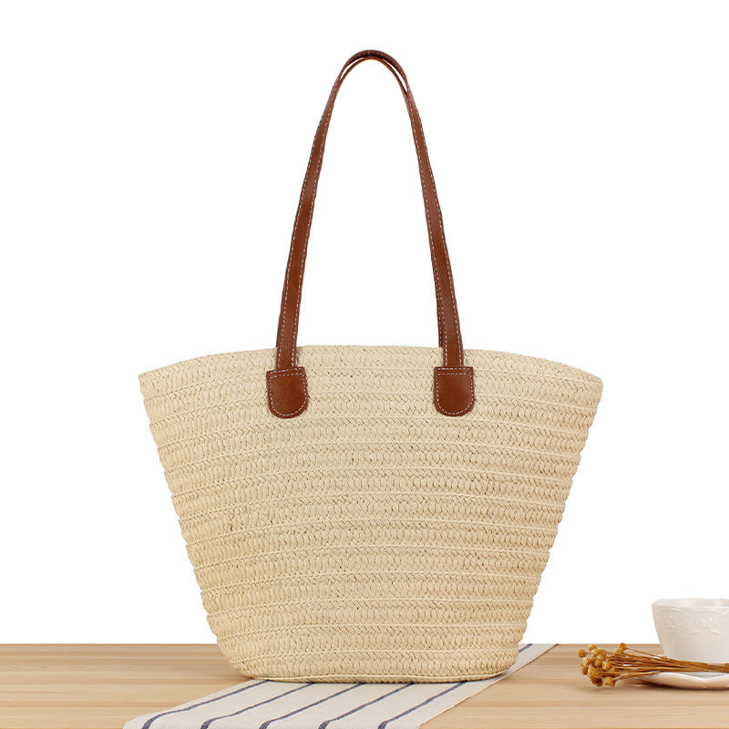 Beach bag in modern woven design LoungeYard — product view 5