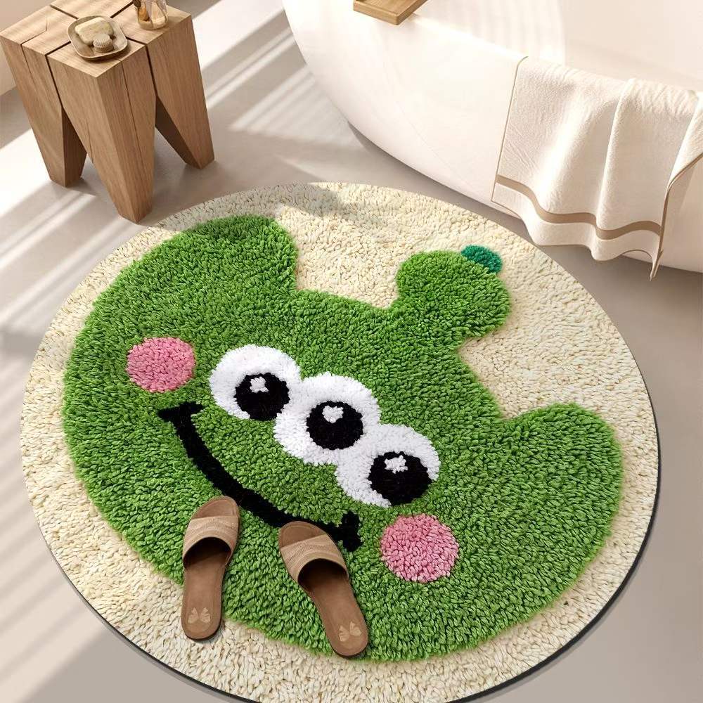 Playful Tiger-Themed Bathroom Mat LoungeYard — product view 4