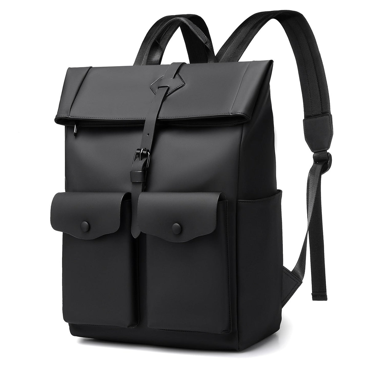 Robust Urban Backpack with Practical Compartments and Water-Repellent Material LoungeYard — product view 1