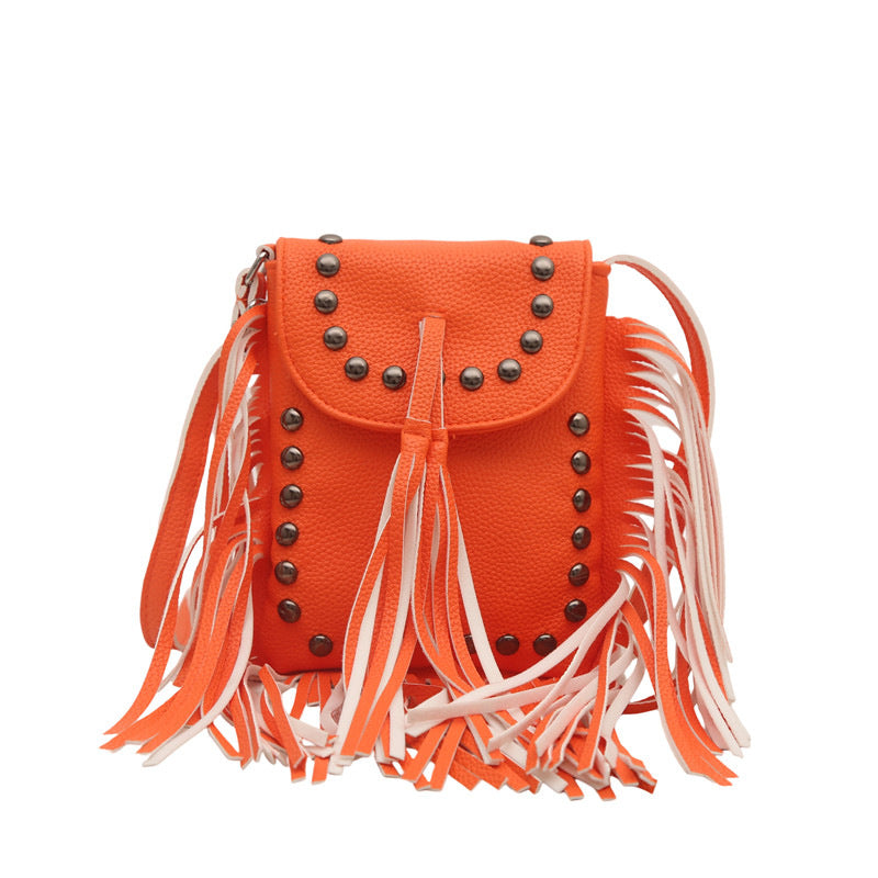 Bohemian Fringe Backpack — product view 4