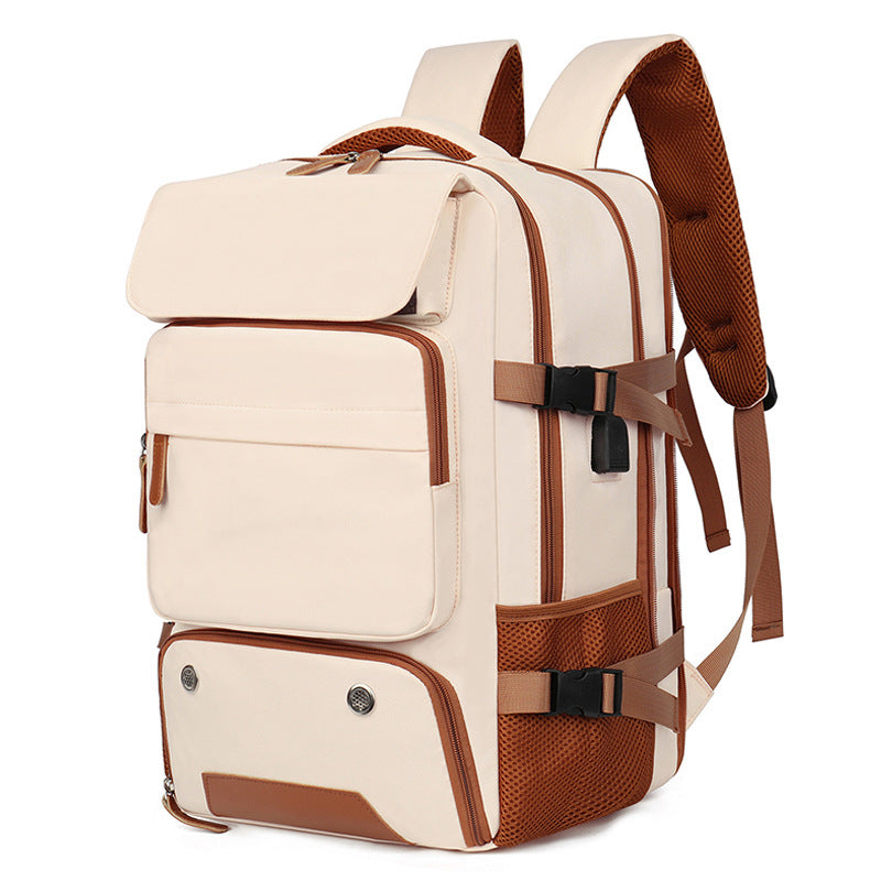 Multifunctional backpack with ergonomic design and good storage space LoungeYard — product view 1