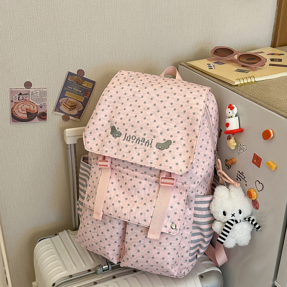 Playful Patterned Backpack — product view 1