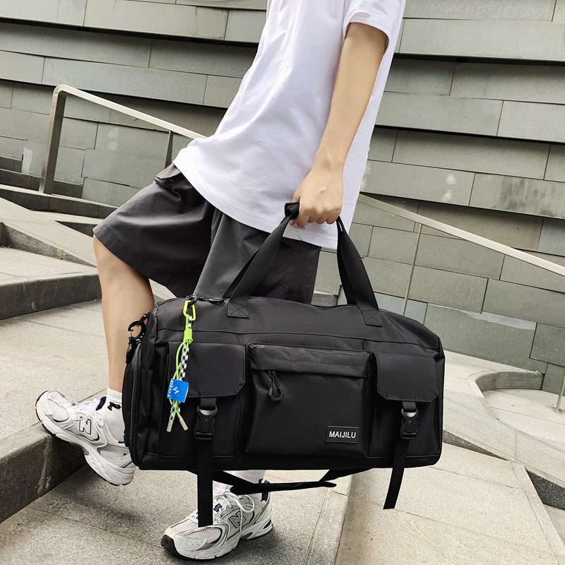 Versatile Multi-Pocket Sports Duffel Bag LoungeYard — product view 3