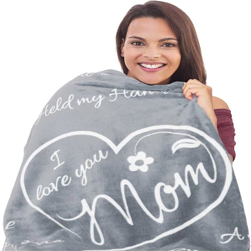 Heartwarming Message Fleece Blanket — product view 6