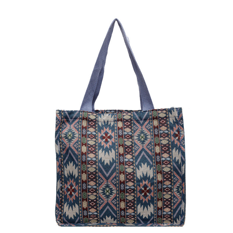 Ethnic Patterned Tote Bag — product view 5