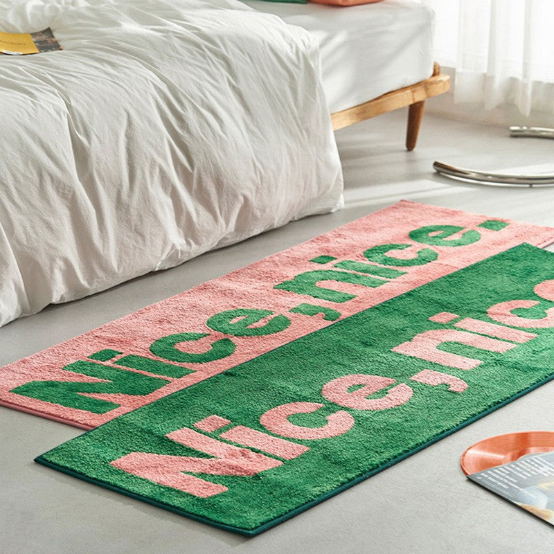 Decorative Phrase Bath Mat Bowlift — product view 1