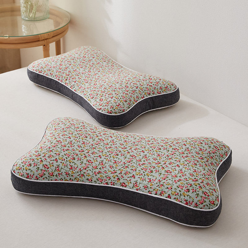 Ergonomic relaxation cushion with unique flower pattern design LoungeYard — product view 6