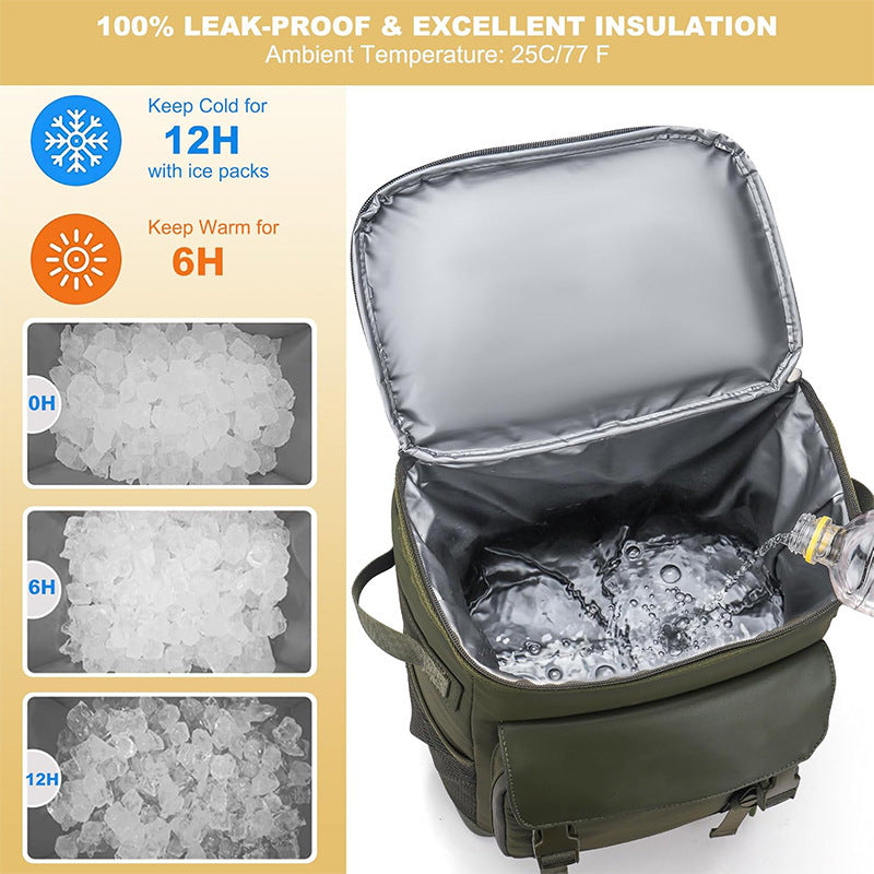 Insulated Outdoor Cooler Backpack LoungeYard — product view 4