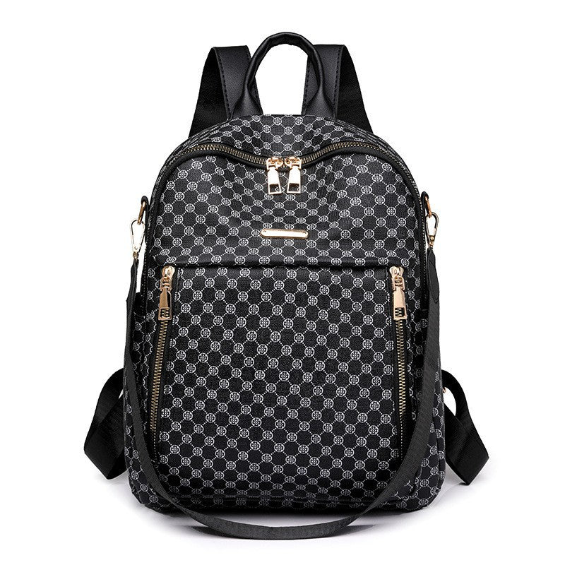 Design backpack with elegant details and versatile compartments LoungeYard — product view 4