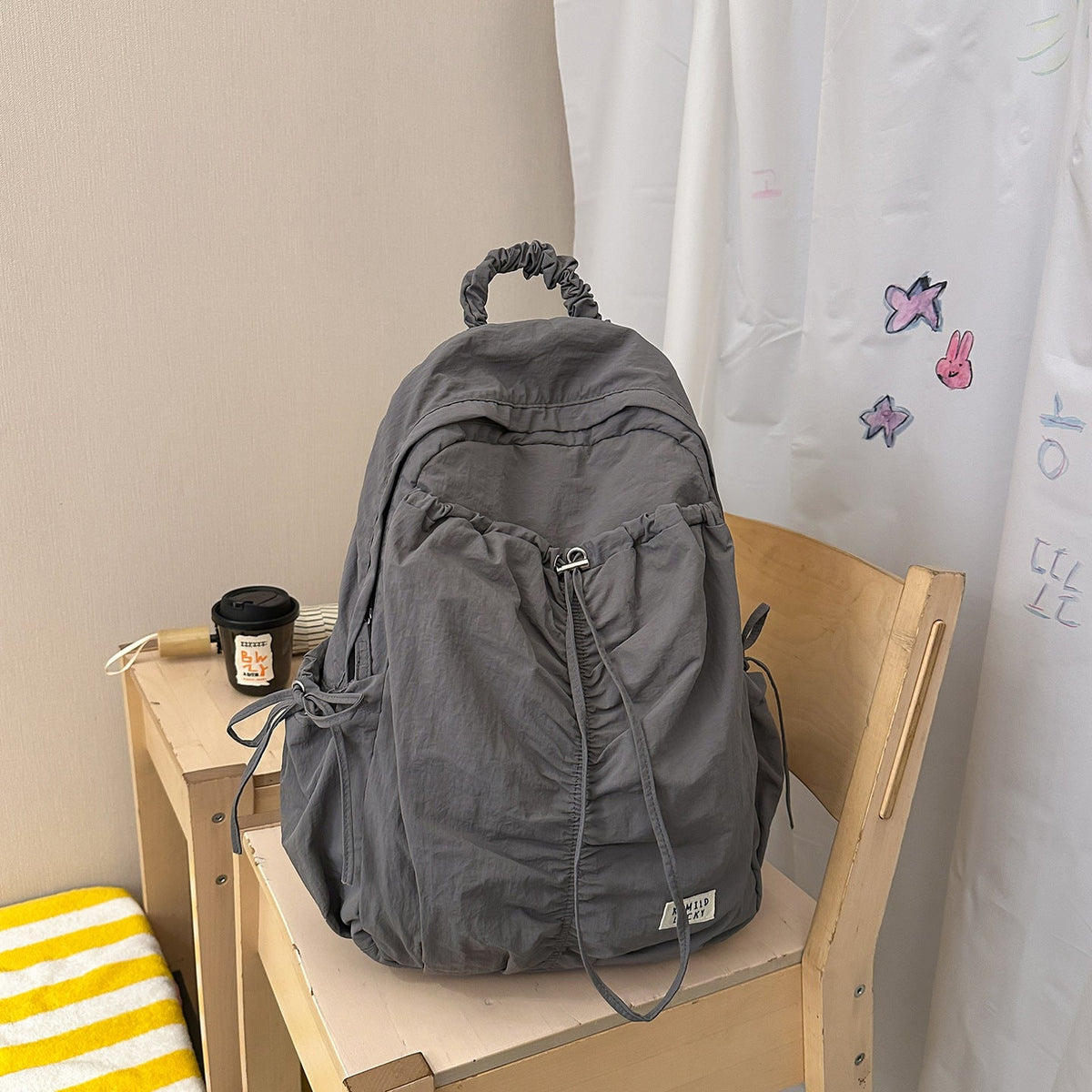 Lightweight Drawstring Backpack LoungeYard — product view 6