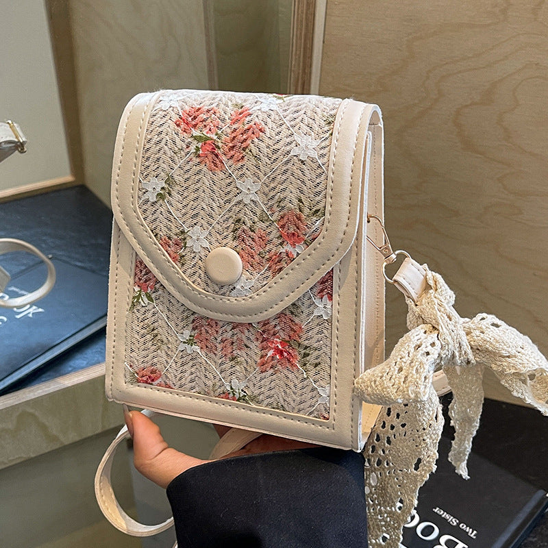 Floral Patterned Crossbody Handbag — product view 7