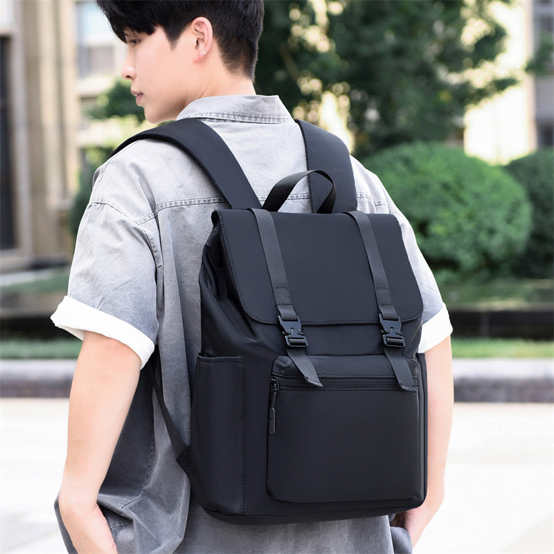 High-quality everyday backpack with versatile compartments LoungeYard — product view 1
