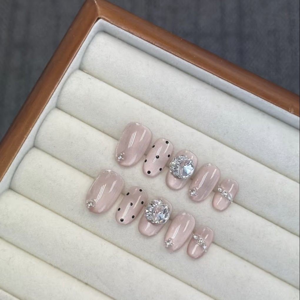 Decorative Rhinestone Nail Art Tips — product view 3