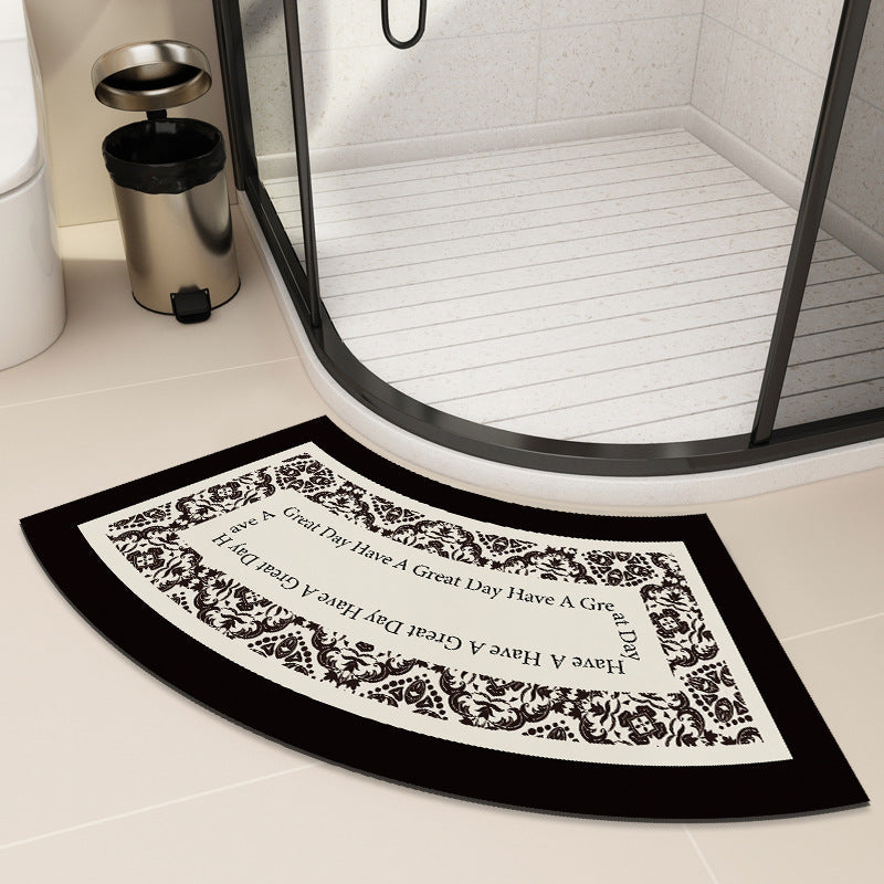 Curved Water-Absorbent Bathroom Mat — product view 5