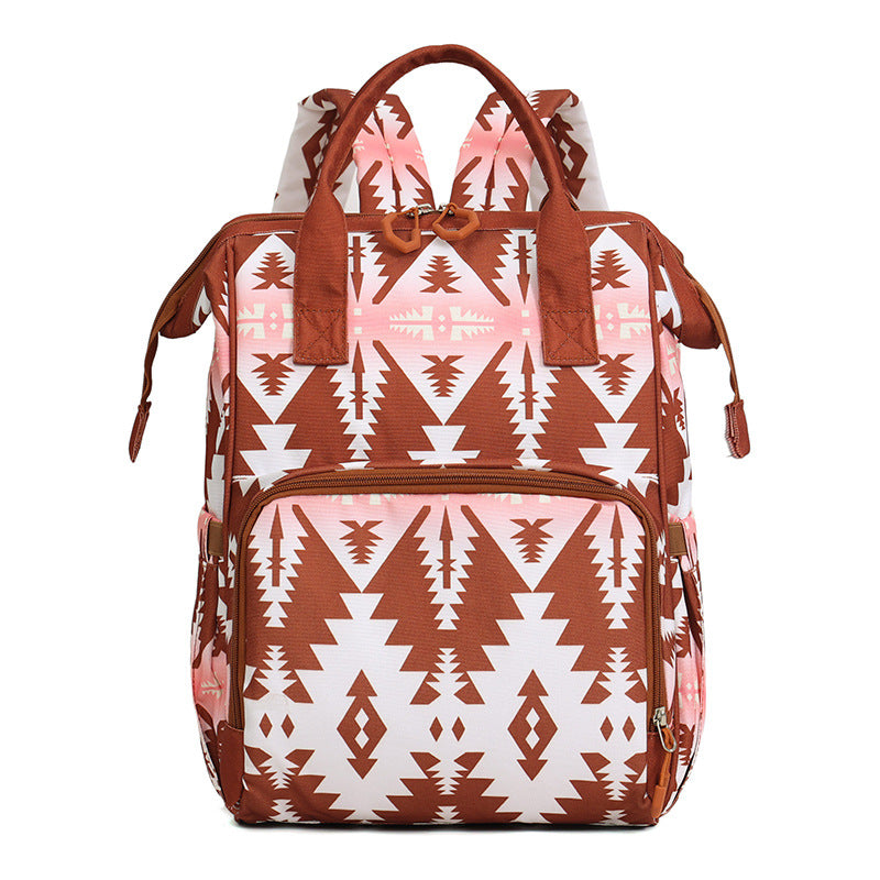 Geometric Patterned Travel Backpack — product view 4