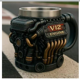 Engine-Themed Coffee Mug Bowlift — product view 1