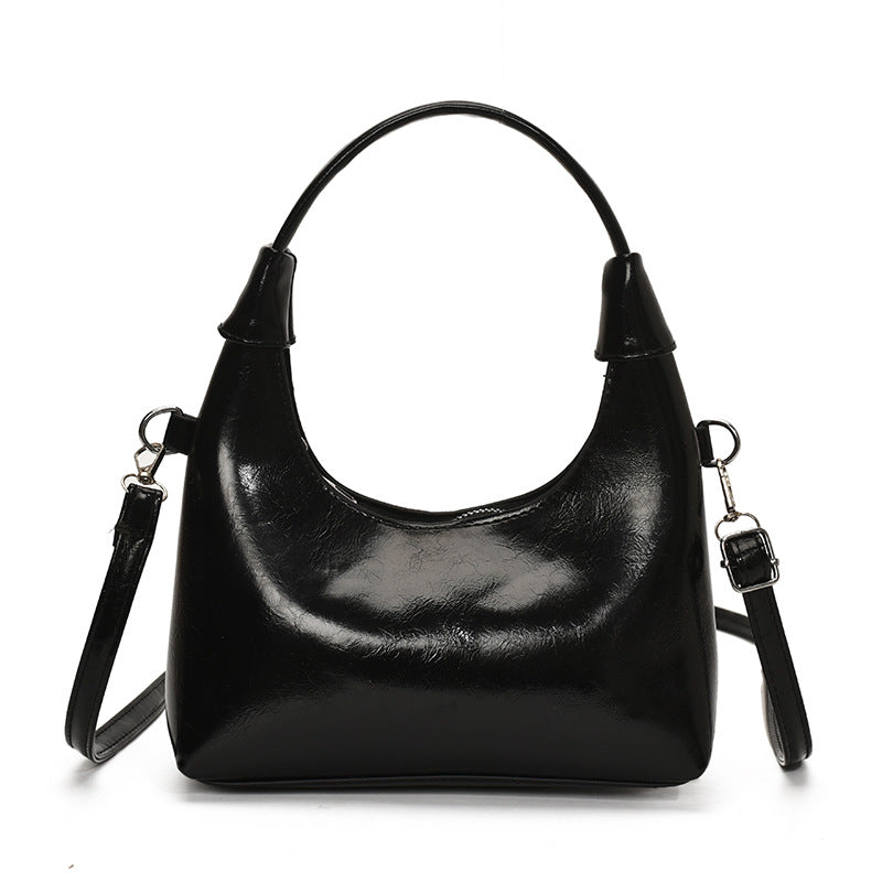 Contemporary Structured Satchel Handbag — product view 1
