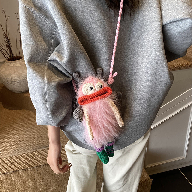 Cute Crochet Fairy Plush Bag — product view 2