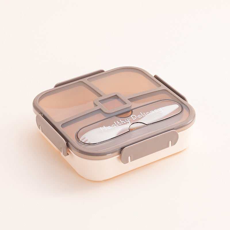 Multi-Compartment Insulated Food Container with Utensil Set — product view 7
