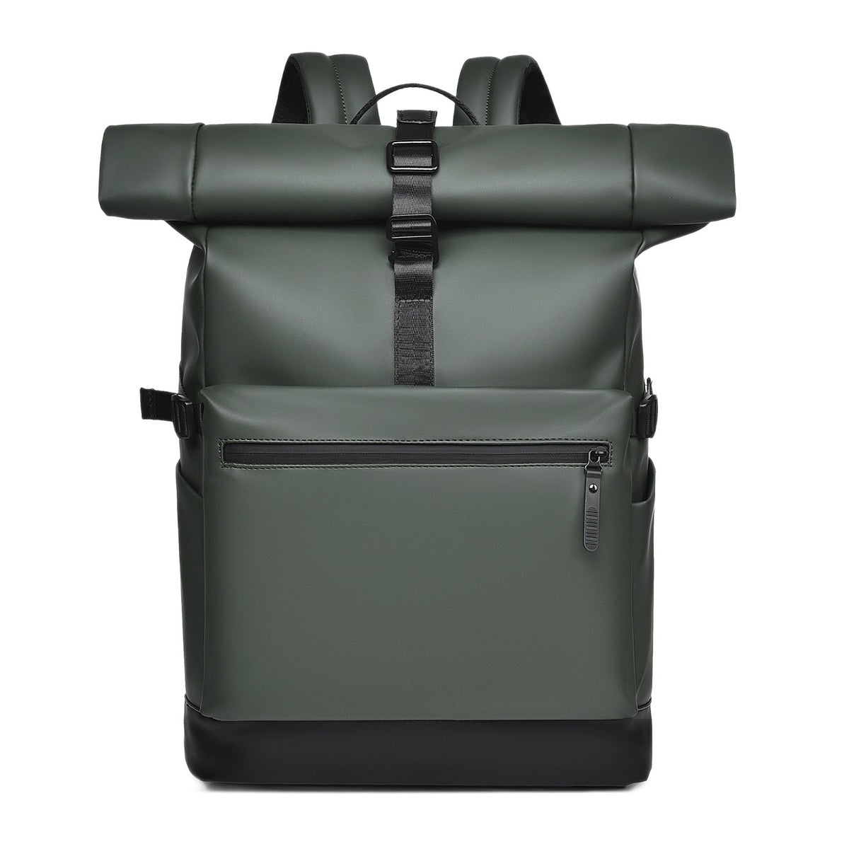 Rolltop Waterproof Laptop Backpack LoungeYard — product view 2