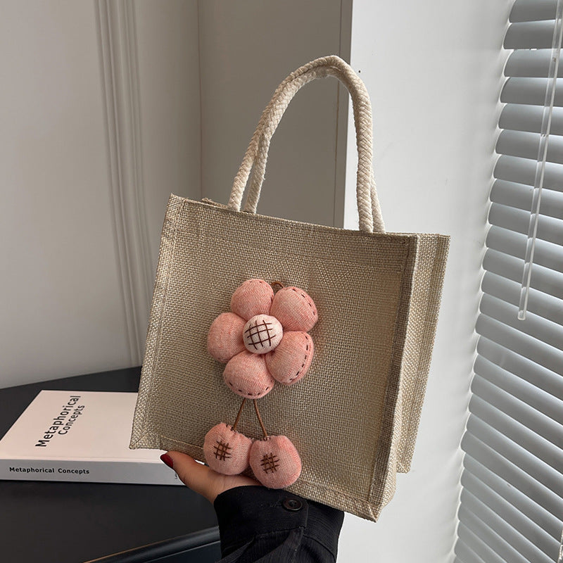 Floral Accent Tote Bag — product view 2