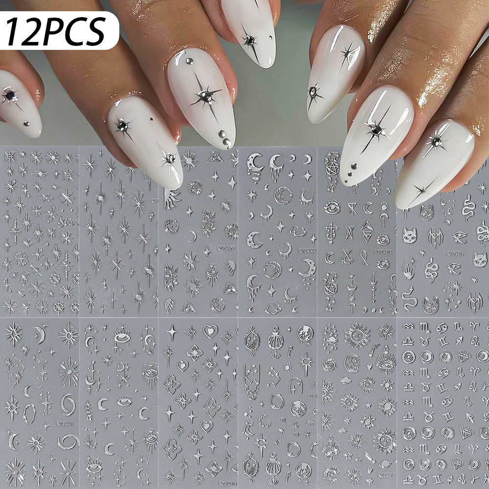 Glittering Nail Art Decal Set — product view 4