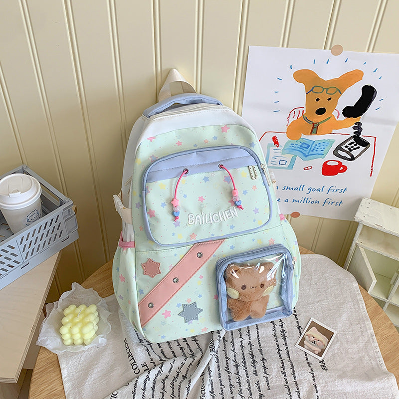 Cute Star-Themed School Backpack — product view 2