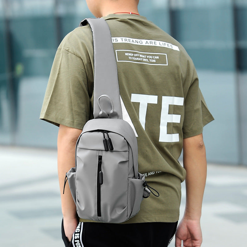 Sling backpack with innovative interior compartment system LoungeYard — product view 3