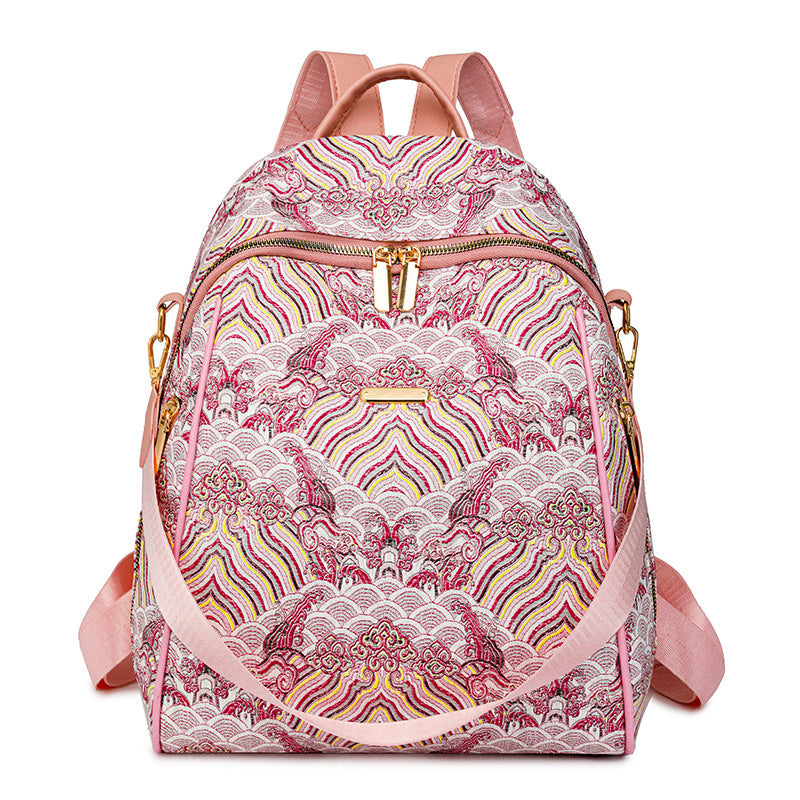 Bohemian Patterned Backpack — product view 3