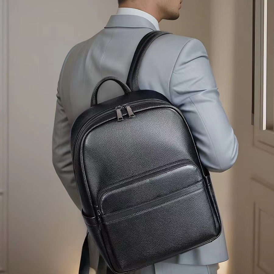 Leather Designer Backpack — product view 1