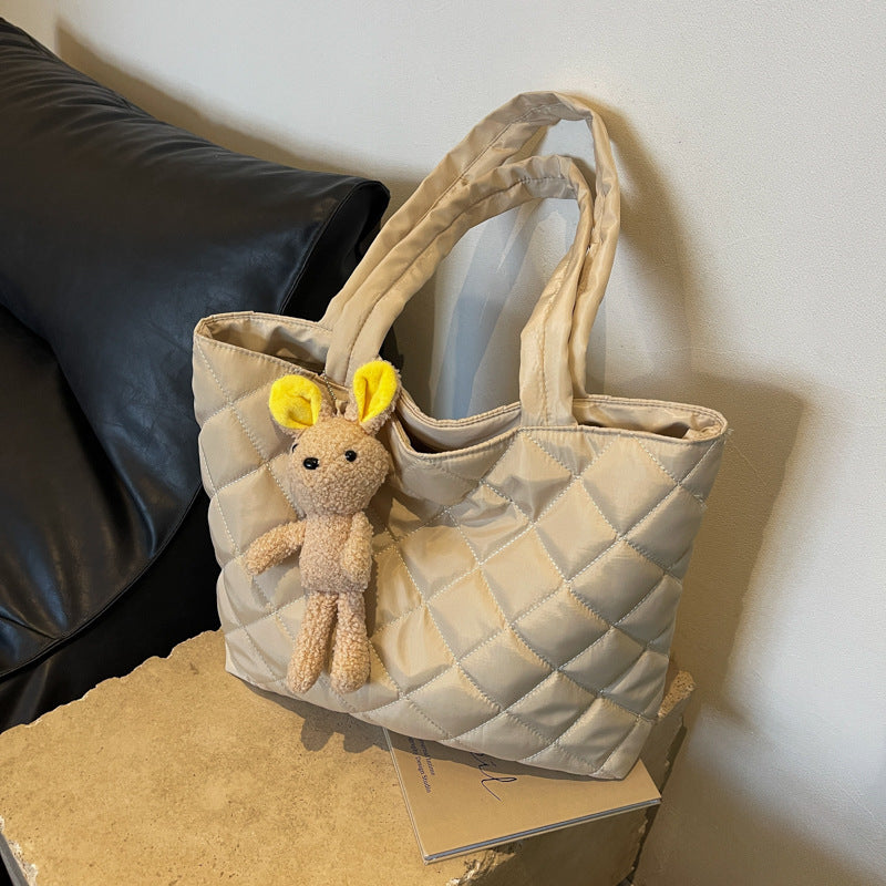 Quilted Soft Tote Bag — product view 7