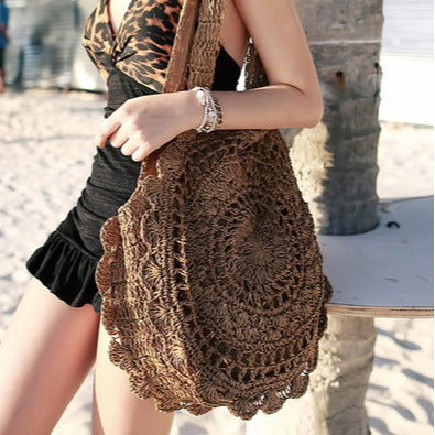 Handmade Crocheted Beach Bag LoungeYard — product view 1