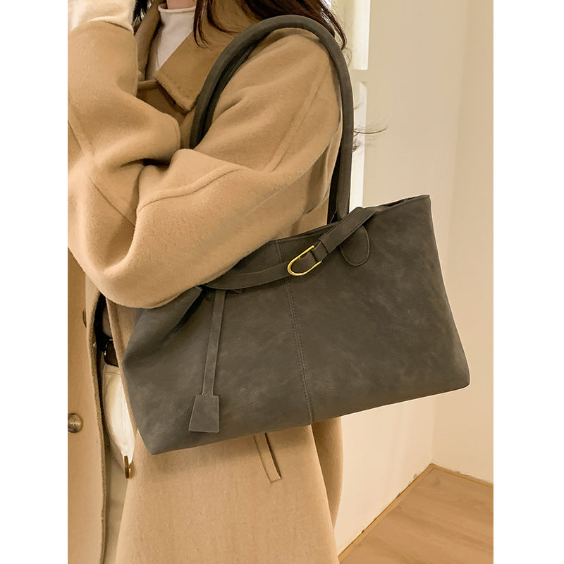 Classic Leather Tote Bag — product view 4