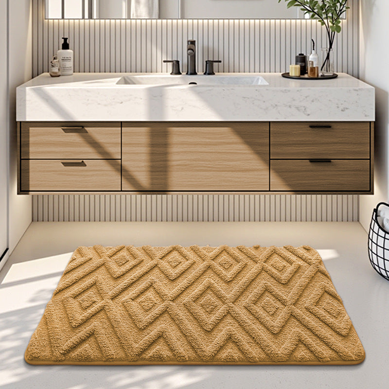 Plush Textured Bathroom Mat — product view 3