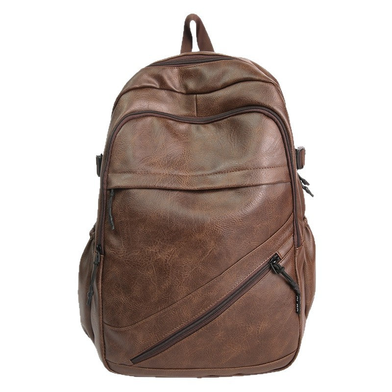 Premium Leather Laptop Backpack LoungeYard — product view 5