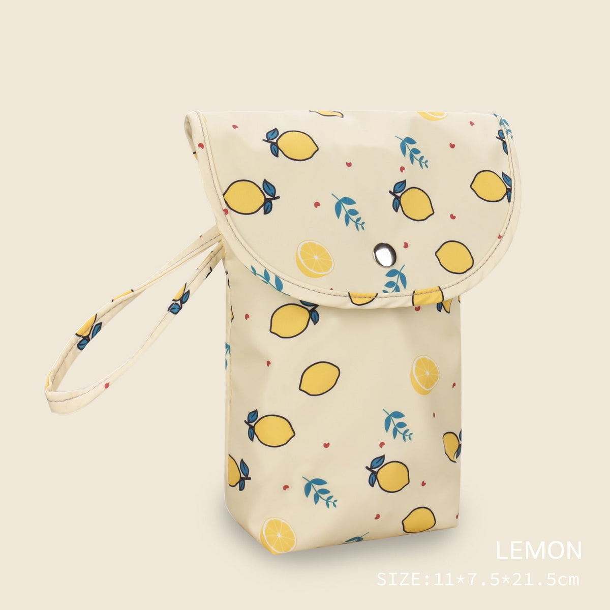 Cooler bag with cheerful lemon pattern LoungeYard — product view 5