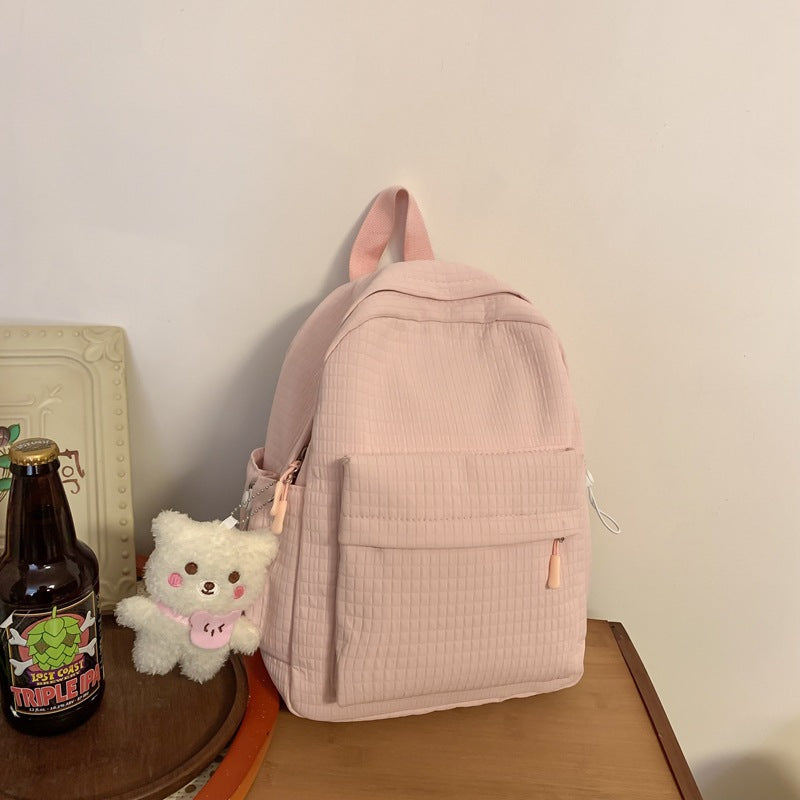 Textured Quilted Backpack — product view 1