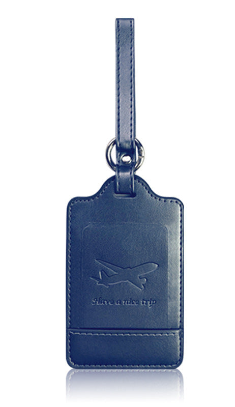 Premium PU Leather Travel Luggage Tag LoungeYard — product view 6