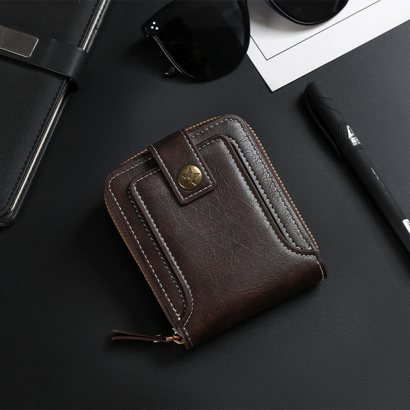 Bi-Fold Zip Wallet with Card Slots LoungeYard — product view 4